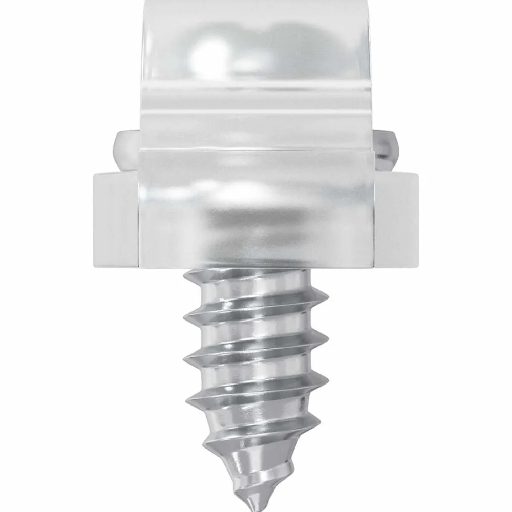 vidaXL Clips de tira LED 2 pcs Transparente 23,8 x 7,3 x 4,3 mm Online
