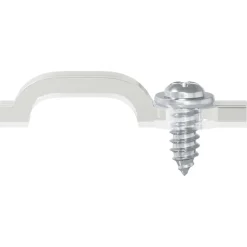 vidaXL Iluminación-Clips de tira LED 2 pcs Transparente 23,8 x 7,3 x 4,3 mm