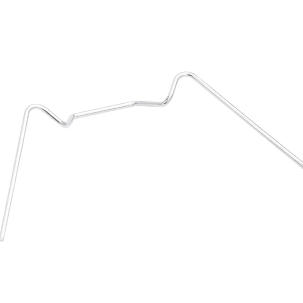 vidaXL Clips para invernadero 50 unidades tipo de W acero galvanizado Sale