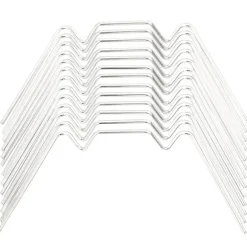 vidaXL Clips para invernadero 50 unidades tipo de W acero galvanizado Sale