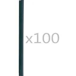 vidaXL Clips para malla de jardín 100 unidades PVC Verde Discount