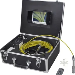 vidaXL Herramientas-Cámara de inspección de tuberías 30 m con caja de control DVR