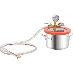 vidaXL Bombas-Cámara de vacío con bomba de 2 etapas 3,7 L