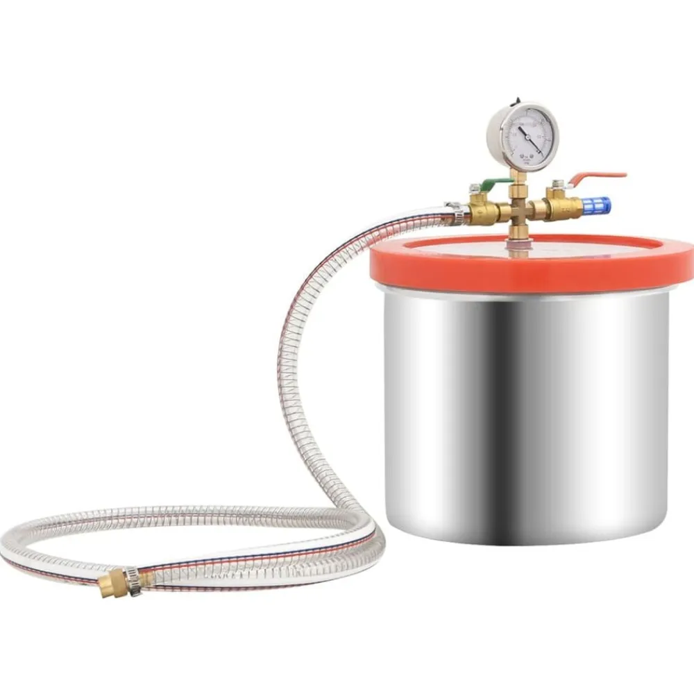 vidaXL Ciencia Y Laboratorio|Accesorios De Bricolaje-Cámara de vacío de acero inoxidable 7,4 L