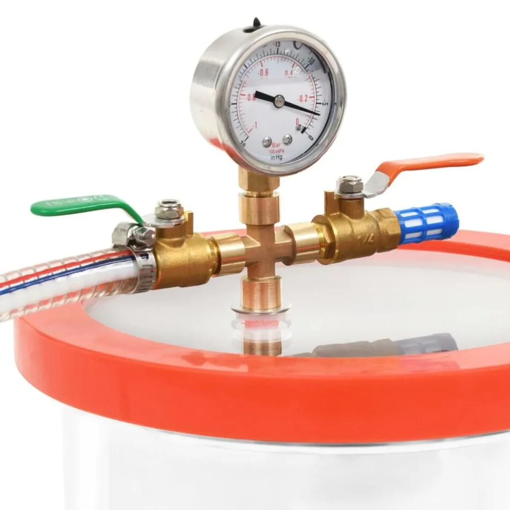 vidaXL Ciencia Y Laboratorio|Accesorios De Bricolaje-Cámara de vacío de acero inoxidable 22,7 L