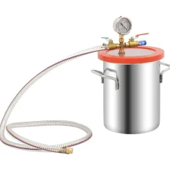 vidaXL Ciencia Y Laboratorio|Accesorios De Bricolaje-Cámara de vacío de acero inoxidable 5,5 L