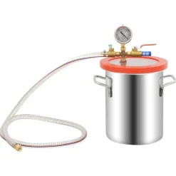 vidaXL Ciencia Y Laboratorio|Accesorios De Bricolaje-Cámara de vacío de acero inoxidable 5,5 L