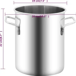 vidaXL Ciencia Y Laboratorio|Accesorios De Bricolaje-Cámara de vacío de acero inoxidable 5,5 L