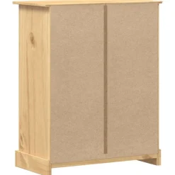 vidaXL Cómoda cajonera Corona madera maciza de pino 92x48x114 cm Outlet