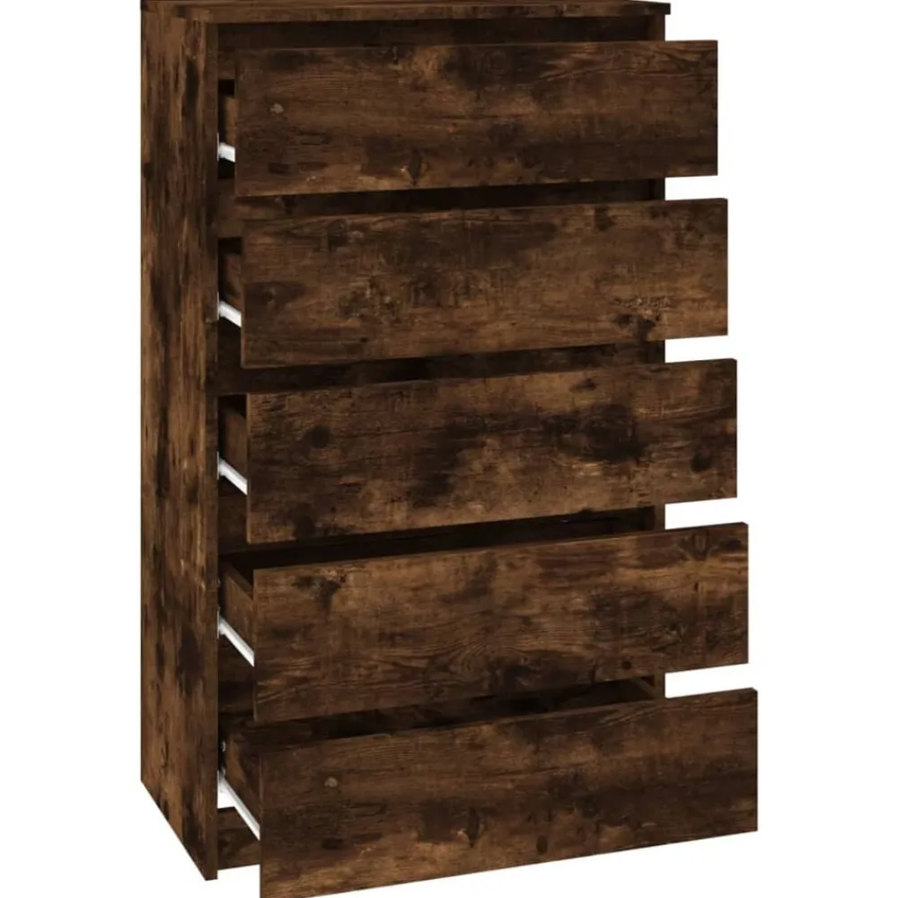 vidaXL Armarios Y Almacenamiento-Cómoda de madera contrachapada 60x36x103 cm