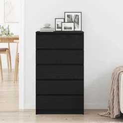 vidaXL Armarios Y Almacenamiento-Cómoda de madera contrachapada 60x36x103 cm