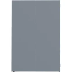 vidaXL Productos Del Hogar-Cobertizo de 6 contenedores de basura acero 414x79x117 cm