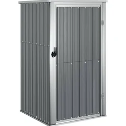 vidaXL Jardín-Cobertizo de herramientas jardín acero galvanizado 88x89x161 cm