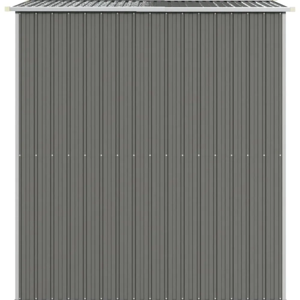 vidaXL Jardín-Cobertizo de jardín acero galvanizado gris claro 192x191x223 cm