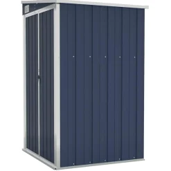 vidaXL Cobertizo de jardín de pared acero galvanizado 118x100x178 cm Antracita Outlet