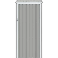 vidaXL Cobertizo de jardín acero galvanizado 87x98x159 cm Gris Outlet
