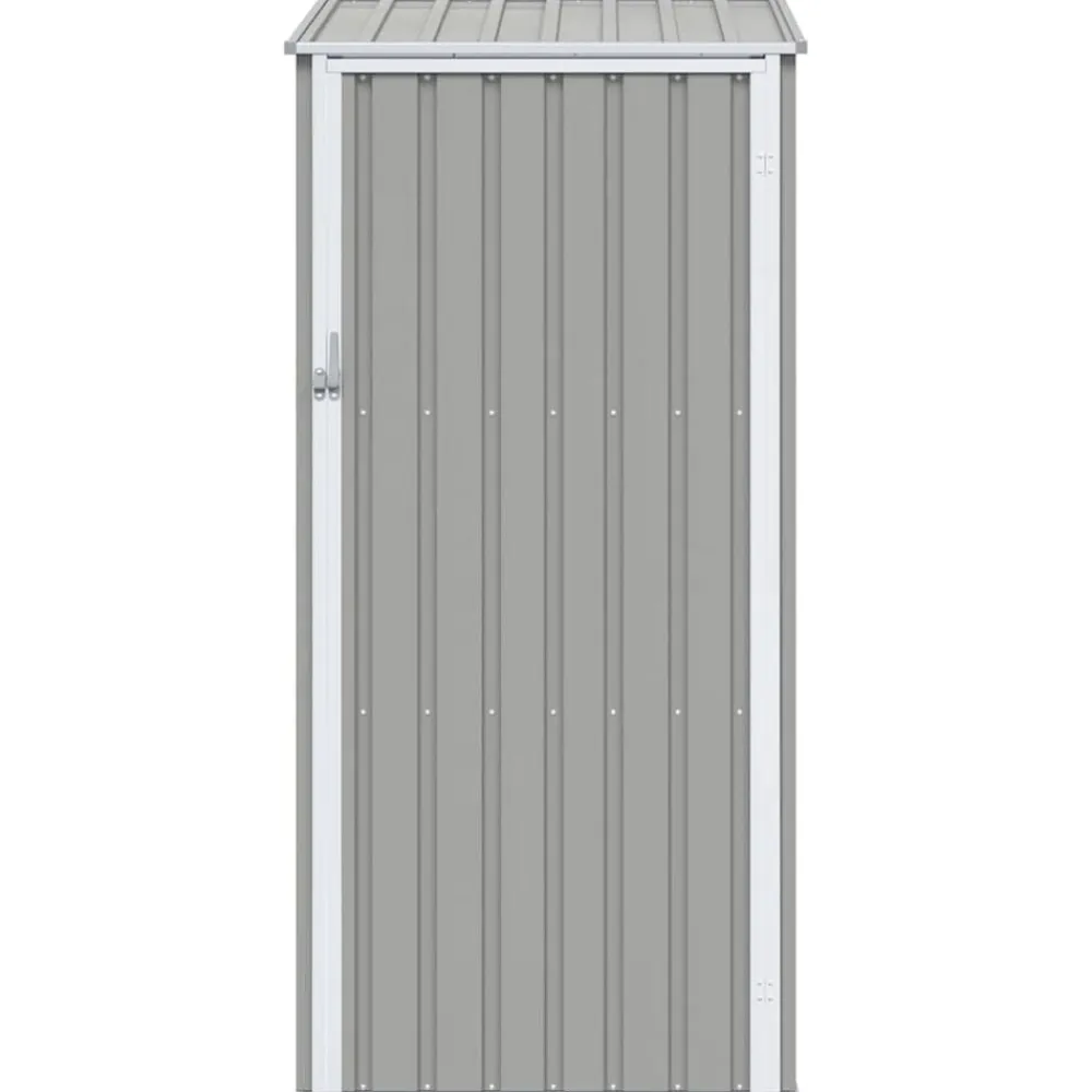 vidaXL Cobertizo de jardín acero galvanizado 87x98x159 cm Gris Outlet