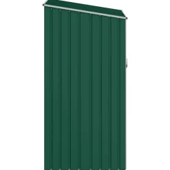 vidaXL Cobertizo de jardín acero galvanizado 87x98x159 cm Verde Online