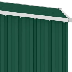 vidaXL Cobertizo de jardín acero galvanizado 87x98x159 cm Verde Online