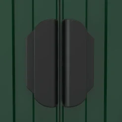 vidaXL Cobertizo de jardín acero galvanizado 192x108x223 cm Verde Outlet