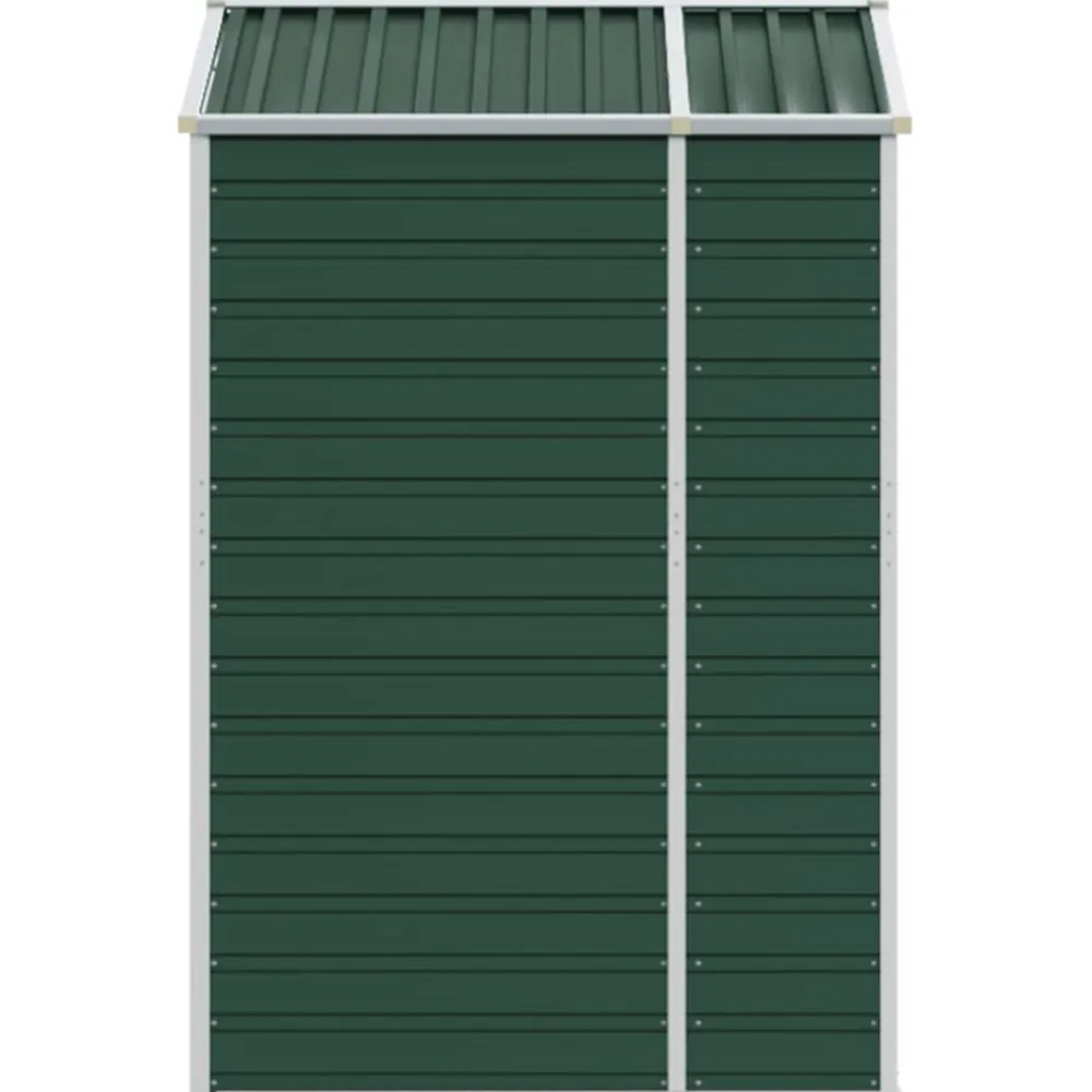 vidaXL Jardín-Cobertizo de jardín acero galvanizado 191x130x198 cm