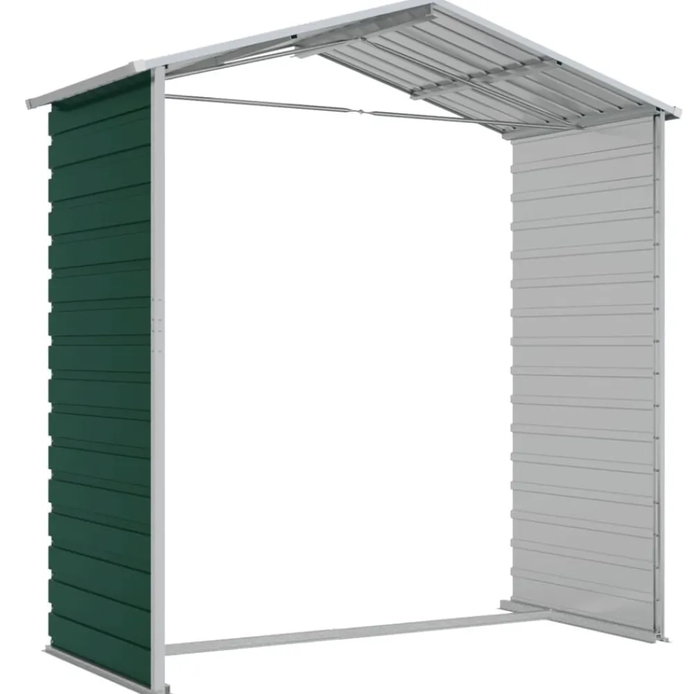 vidaXL Jardín-Cobertizo de jardín acero galvanizado 191x130x198 cm