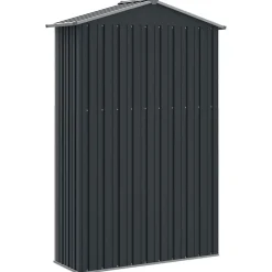 vidaXL Jardín-Cobertizo de jardín acero galvanizado 116x45x175cm