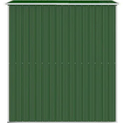 vidaXL Jardín-Cobertizo de jardín acero galvanizado verde 192x191x223 cm