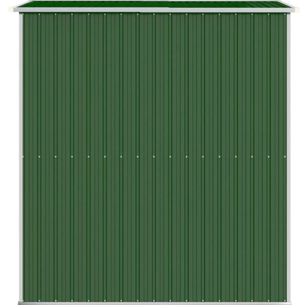 vidaXL Jardín-Cobertizo de jardín acero galvanizado verde 192x191x223 cm