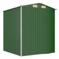 vidaXL Jardín-Cobertizo de jardín acero galvanizado verde 192x191x223 cm