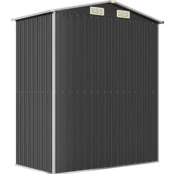 vidaXL Cobertizo de jardín acero galvanizado 192x108x223 cm Antracita Outlet