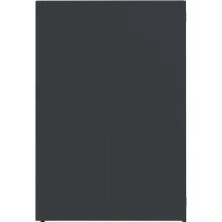 vidaXL Productos Del Hogar-Cobertizo para 2 cubos de basura acero 138x79x117 cm
