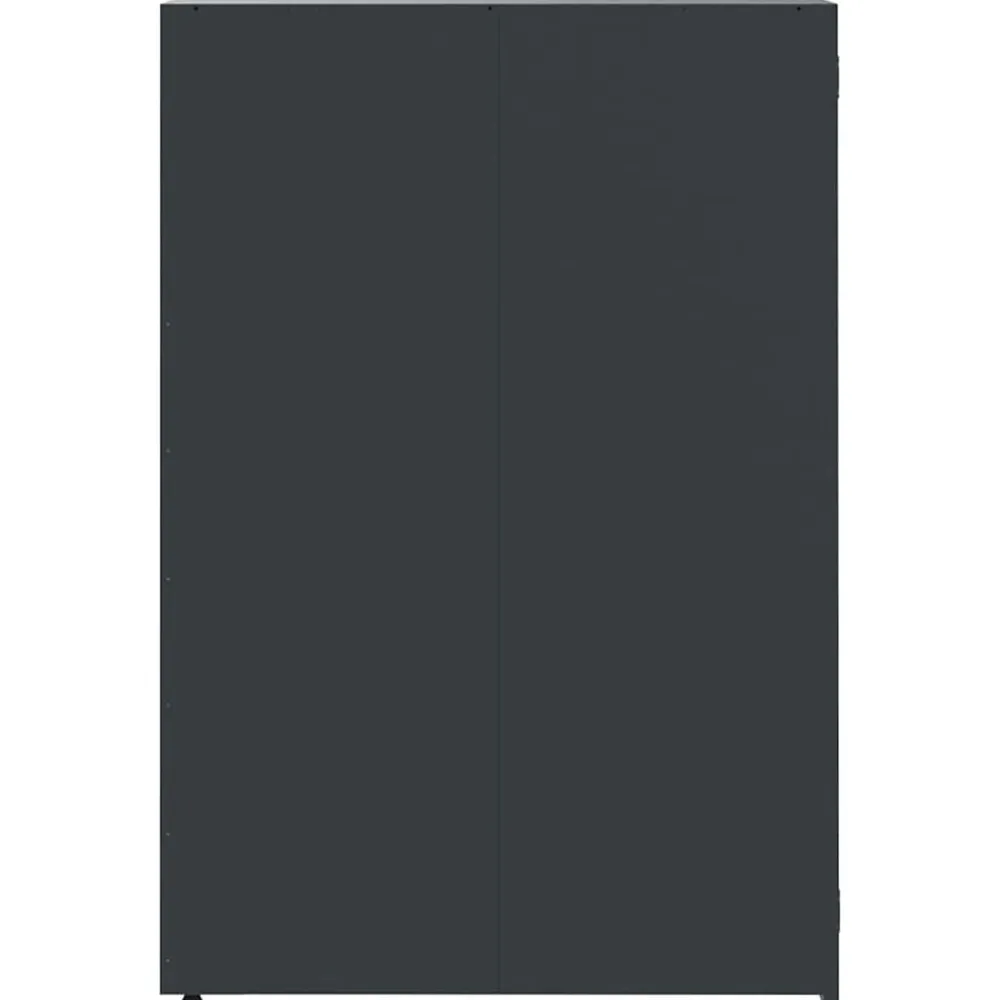 vidaXL Productos Del Hogar-Cobertizo para 2 cubos de basura acero 138x79x117 cm