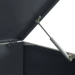 vidaXL Productos Del Hogar-Cobertizo para 2 cubos de basura acero 138x79x117 cm
