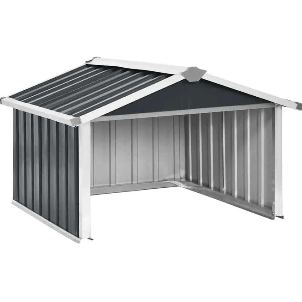 vidaXL Cobertizo para cortacésped acero galvanizado 92x97x63 cm Antracita New