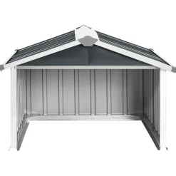 vidaXL Cobertizo para cortacésped acero galvanizado 92x97x63 cm Antracita New