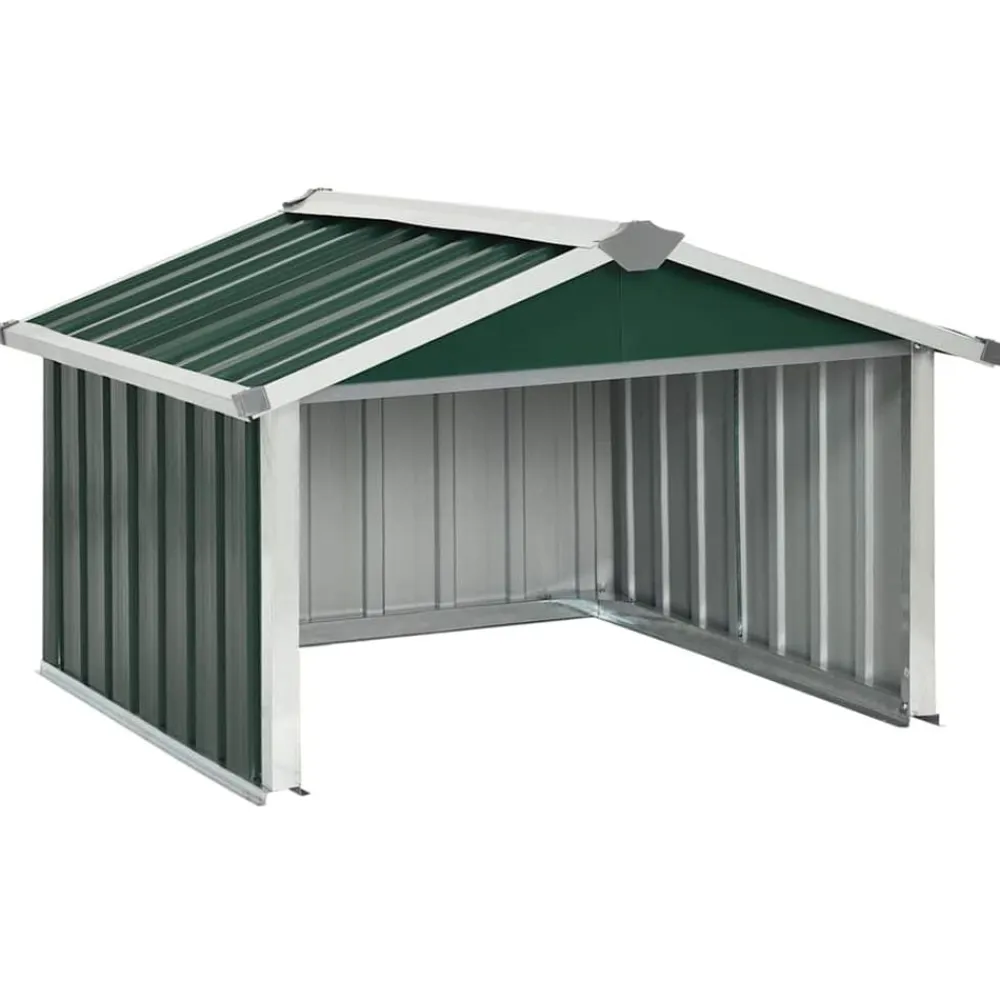 vidaXL Cobertizo para cortacésped acero galvanizado 92x97x63 cm Verde Sale