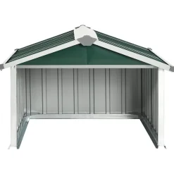 vidaXL Cobertizo para cortacésped acero galvanizado 92x97x63 cm Verde Sale