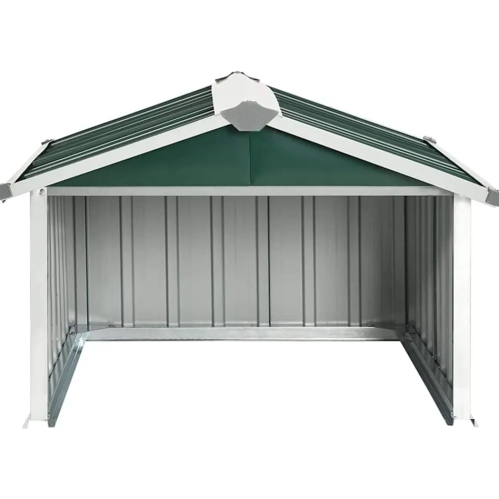 vidaXL Cobertizo para cortacésped acero galvanizado 92x97x63 cm Verde Sale