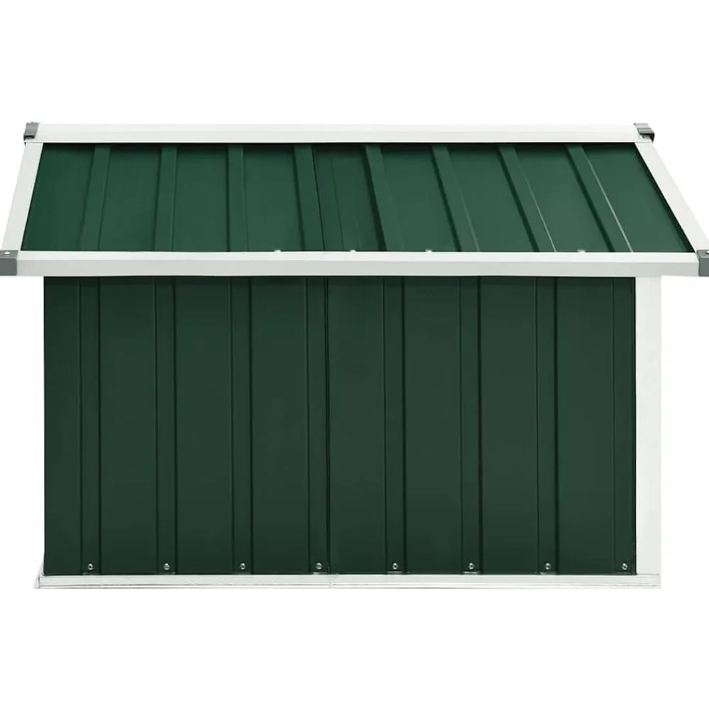 vidaXL Cobertizo para cortacésped acero galvanizado 92x97x63 cm Verde Sale