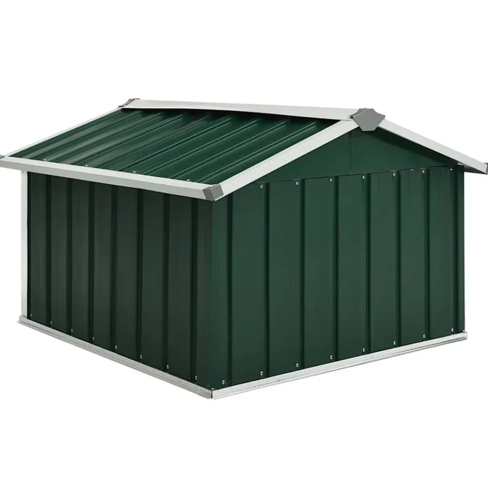 vidaXL Cobertizo para cortacésped acero galvanizado 92x97x63 cm Verde Sale