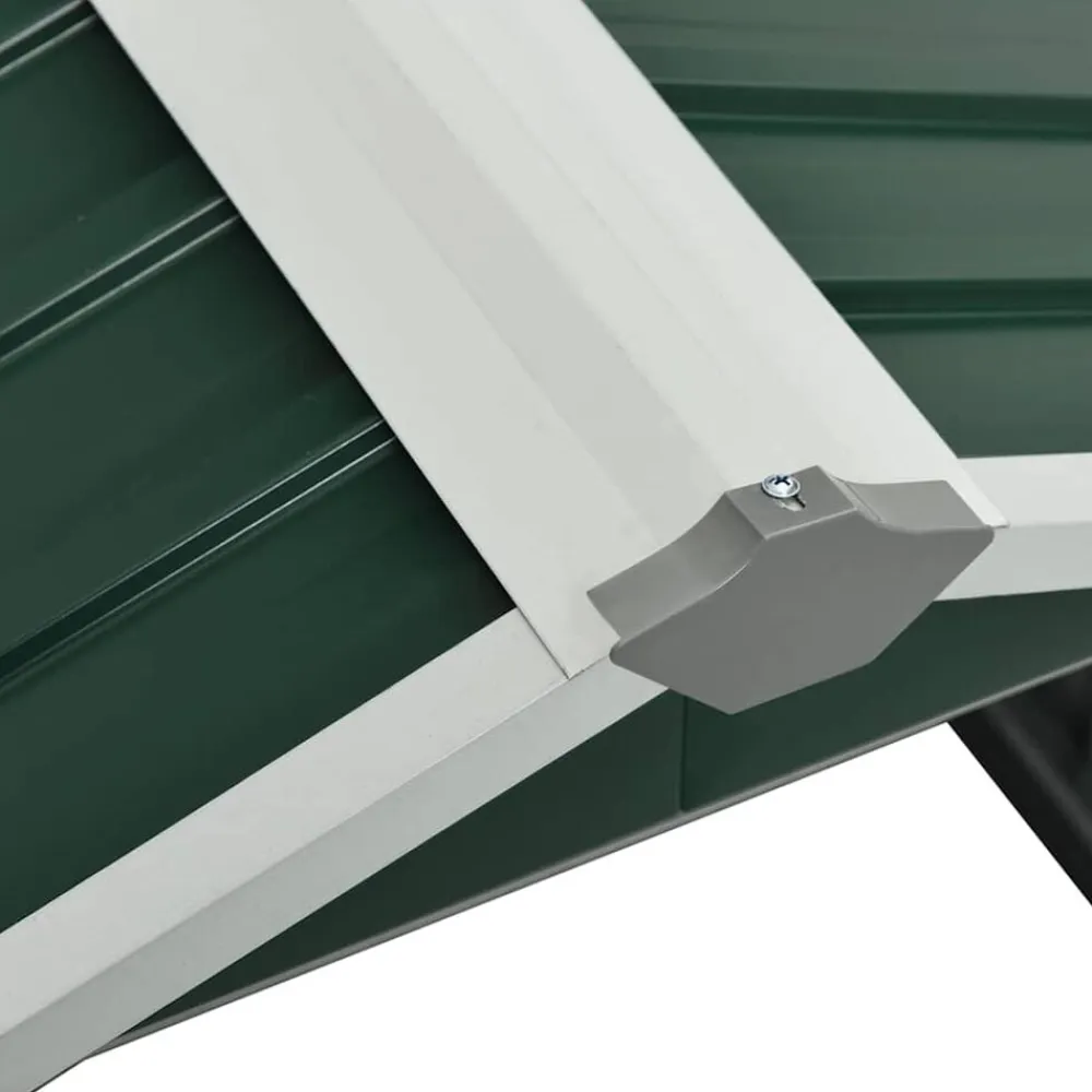 vidaXL Cobertizo para cortacésped acero galvanizado 92x97x63 cm Verde Sale