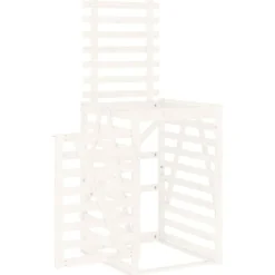 vidaXL Productos Del Hogar-Cobertizo para cubos de basura madera 84x90x128,5cm