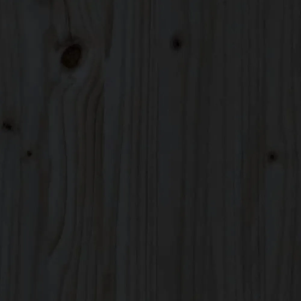 vidaXL Cobertizo para cubos de basura madera 84x90x128,5 cm Pino negro Sale