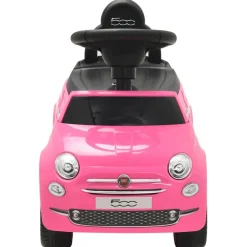 vidaXL Coche correpasillos Fiat 500 Rosa