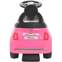 vidaXL Coche correpasillos Fiat 500 Rosa