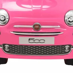 vidaXL Coche correpasillos Fiat 500 Rosa