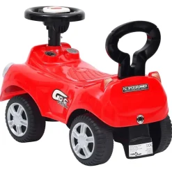 vidaXL Coche correpasillos Rojo New