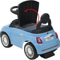 vidaXL Coche correpasillos Fiat 500 Azul Online