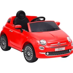 vidaXL Coche correpasillos eléctrico Fiat 500 Rojo Online